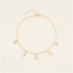 Ketting PaardenpraatTV CharMS Goud