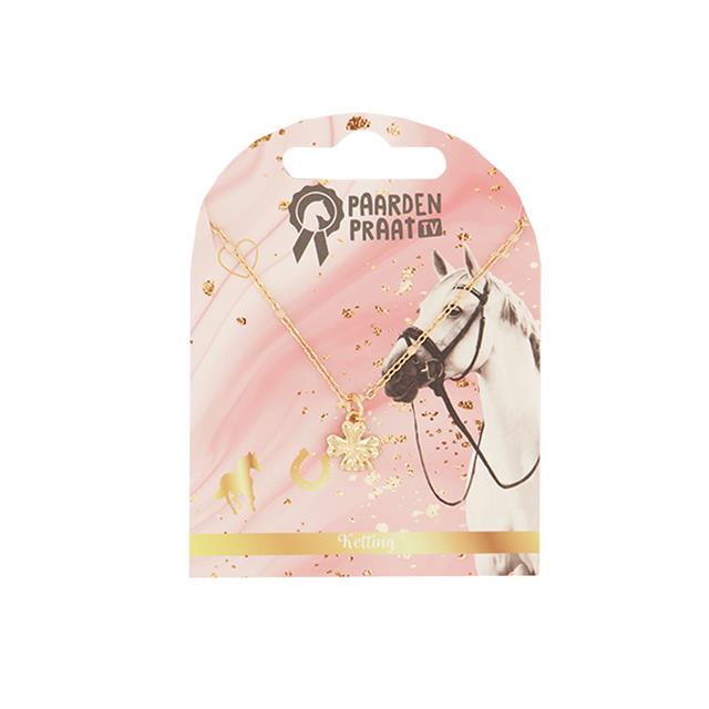 Ketting PaardenpraatTV Clover Goud