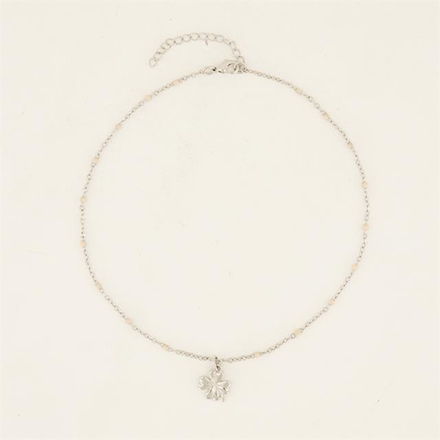 Ketting PaardenpraatTV Clover Zilver