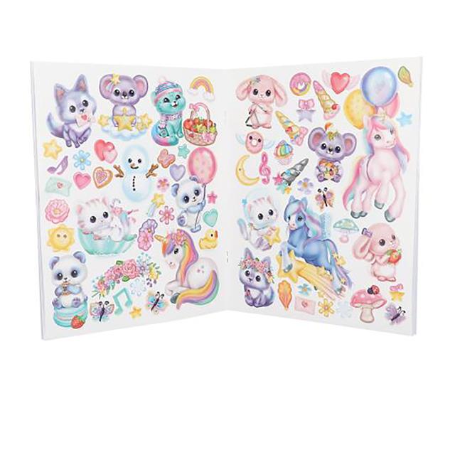 Kleur- en Stickerboek Ylvi & The Minimoomis Create Your Unicorn 