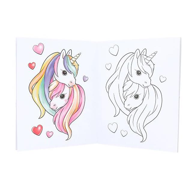 Kleur- en Stickerboek Ylvi & The Minimoomis Create Your Unicorn 