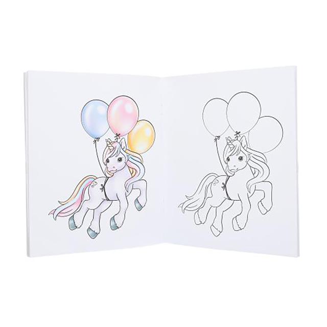 Kleur- en Stickerboek Ylvi & The Minimoomis Create Your Unicorn 