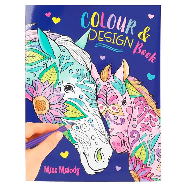 Kleurboek Miss Melody Colour & Design Book 
