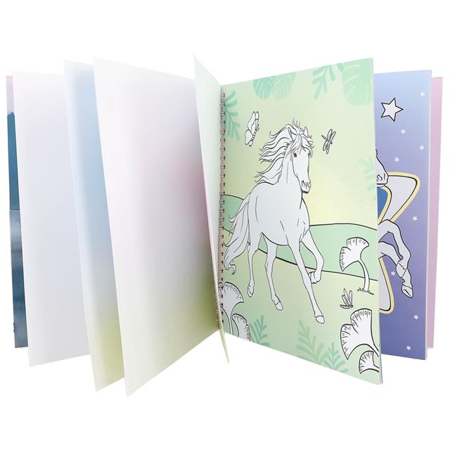 Kleurboek Miss Melody Met Pailletten Multicolor