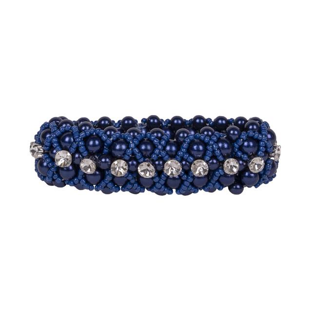 Knotband QHP Diamond Donkerblauw