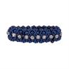 Knotband QHP Diamond Donkerblauw