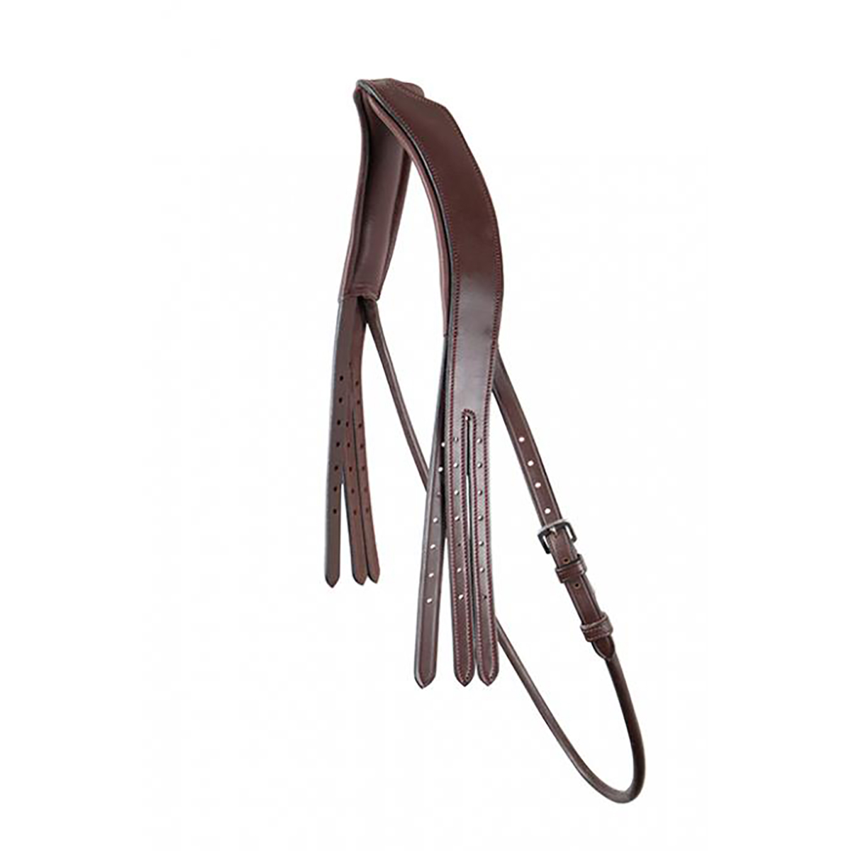 Kopstuk Montar Stang En Trens Classic Curved Round Organic Tanned Bruin, MIDDEL in bruin