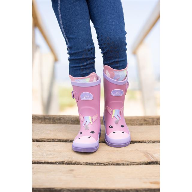 Laarzen LeMieux Puddle Pals Wellington Unicorn Roze