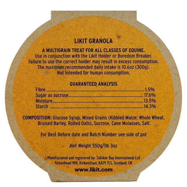 Likit Steen Granola 550gr 