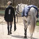 Longeerdeken Busse Rain Donkerblauw