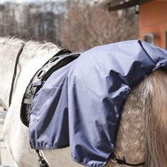 Longeerdeken Busse Rain Donkerblauw