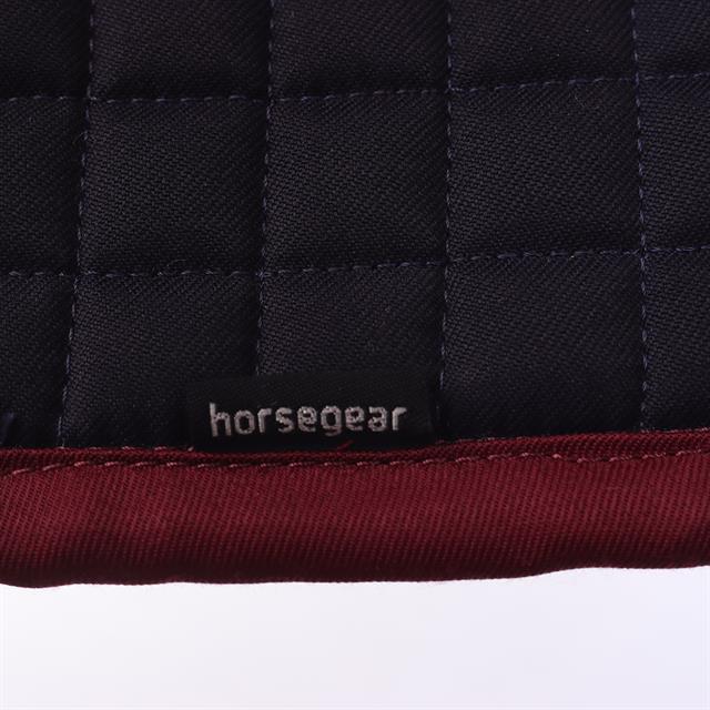 Longeerpad HORSEGEAR HGChique Donkerblauw-donkerrood