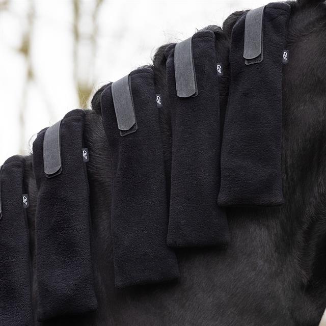 Manen Beschermers QHP 4-Pack Zwart