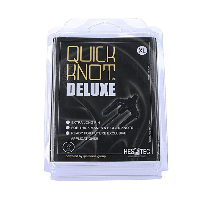 Manenclip Hes Tec Quick Knot XL Deluxe 35 stuks Zwart