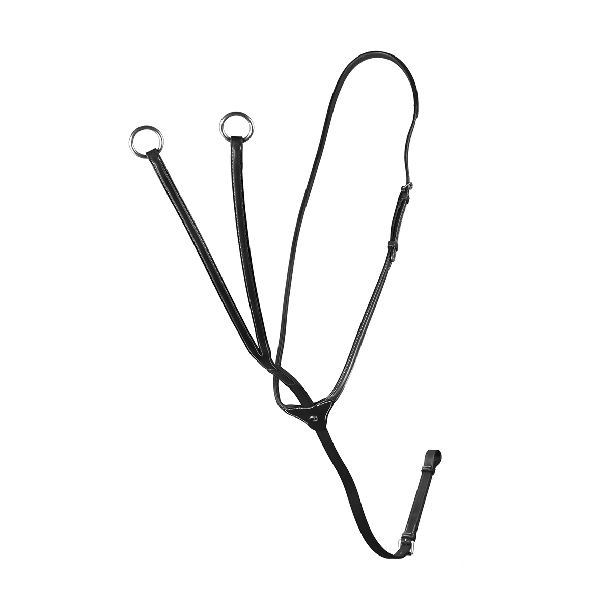 Dy on Running Martingale Hunter Collection - Black - Maat Full