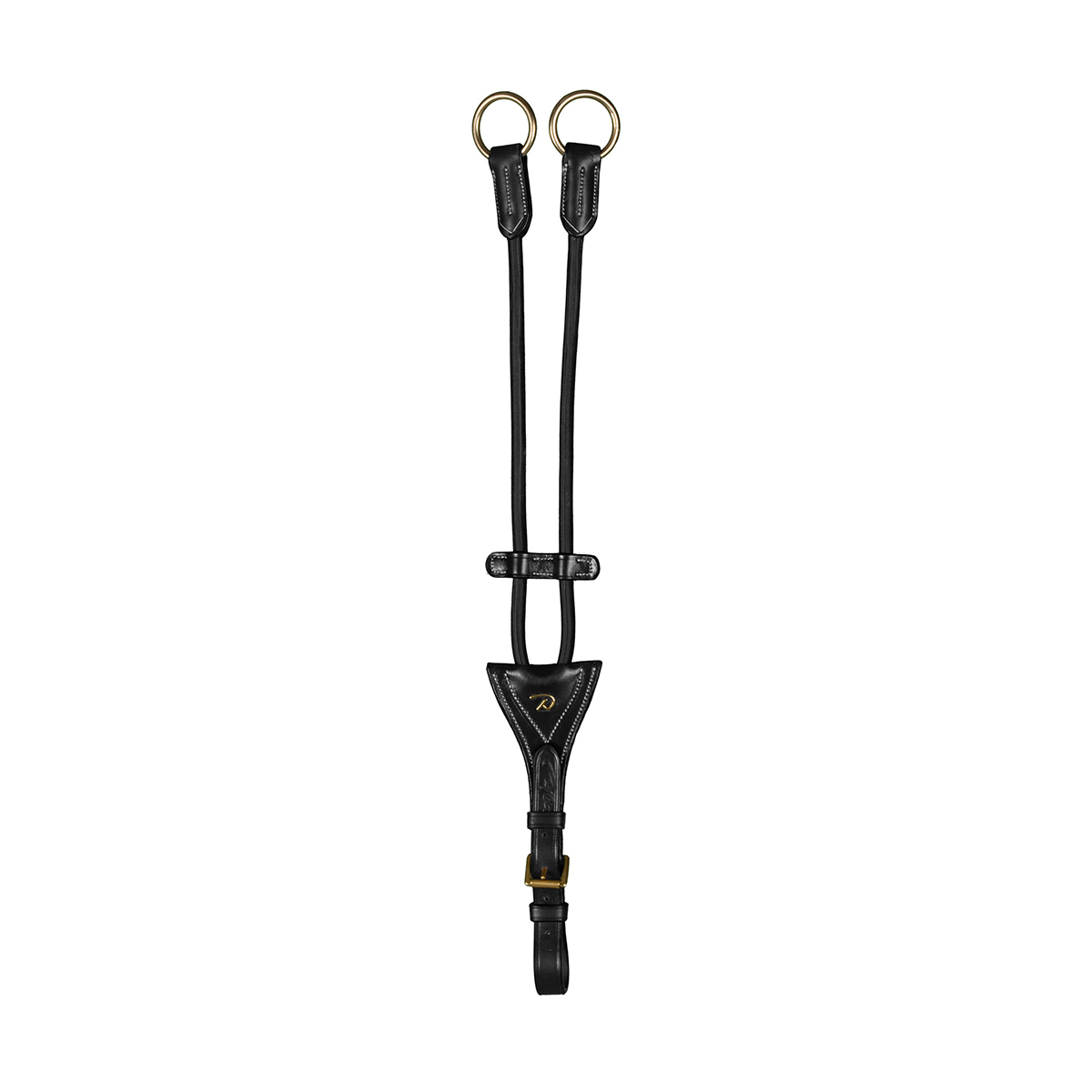 Dy on Elastic Running Martingale Attachment D Col. - Black - Maat Cob