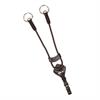Martingaalvork LeMieux Elasticated Bruin-zilver