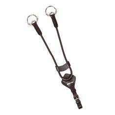 Martingaalvork LeMieux Elasticated Bruin-zilver