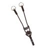 Martingaalvork LeMieux Elasticated Bruin-zilver