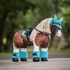 Mini Toy Pony LeMieux Flash Wit-bruin