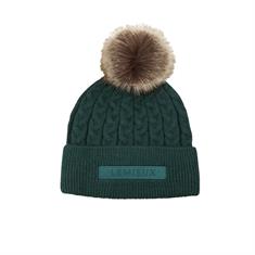 Muts LeMieux Clara Cable Knit Donkergroen