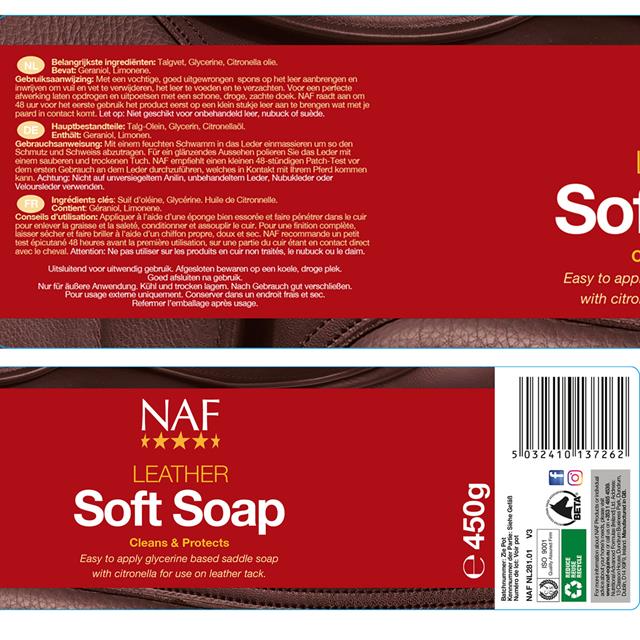 NAF Leather Soft Soap 