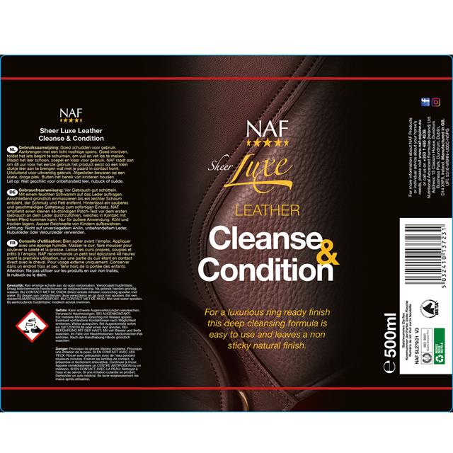 NAF Sheerluxe Leather Cleanse Spray 