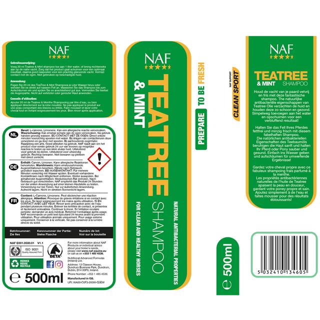 NAF Teatree & Mint Shampoo 