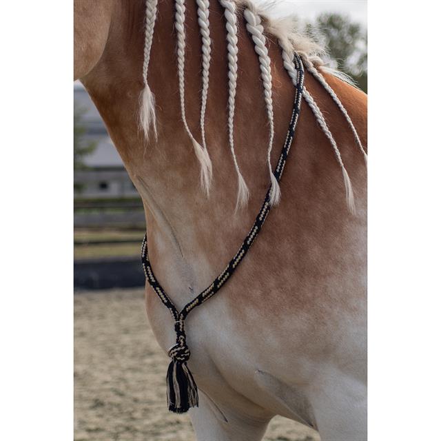 Neckrope Free Horse Zwart-beige