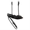 Neusriem ANKY Croco ATH20001 Zwart