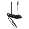 Neusriem ANKY Croco ATH20001 Zwart