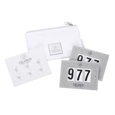 Nummerhouder Eskadron Platinum Pure Glitter 3-Numbers Wit