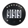 Nummerhouder HORSEGEAR HGRond Strass Zwart-zilver