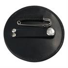 Nummerhouder HORSEGEAR HGRond Strass Zwart-zilver
