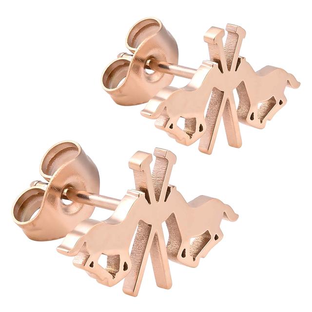Oorbellen HV POLO HVPLotta Logo Roségoud