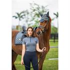 Oornetje Equestrian Stockholm Metallic Blue Grijs-blauw