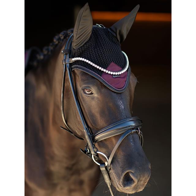 Oornetje Equestrian Stockholm Modern Purple Night Paars-zwart