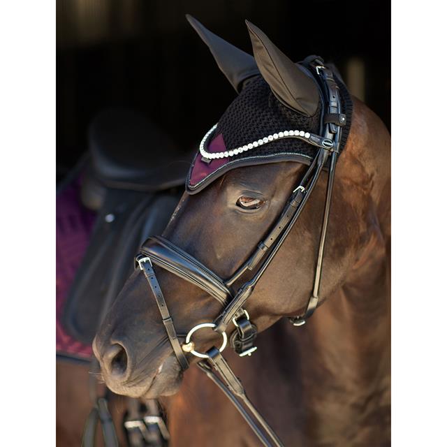 Oornetje Equestrian Stockholm Modern Purple Night Paars-zwart