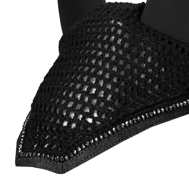 Oornetje HORSEGEAR HGGlittery Soundless Zwart