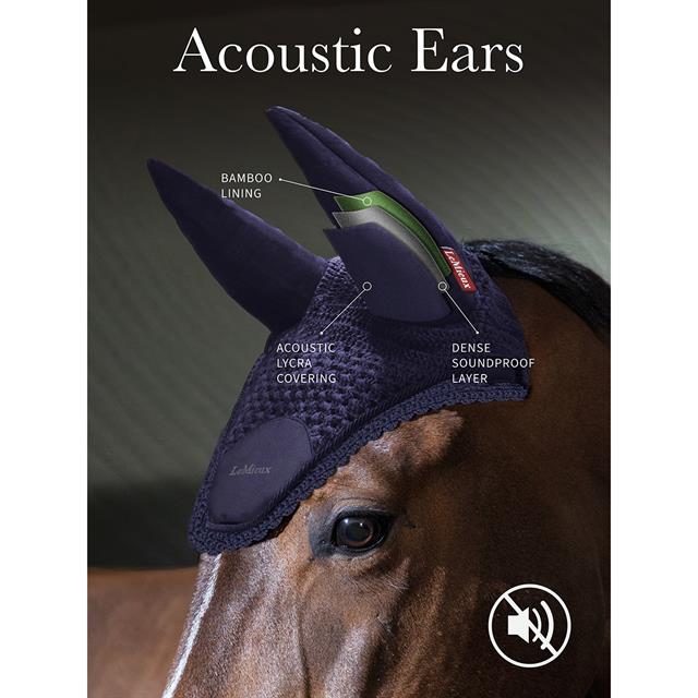 Oornetje LeMieux Essence Acoustic Soundless Donkerblauw