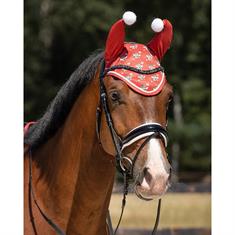 Oornetje QHP Merry Christmas Rood