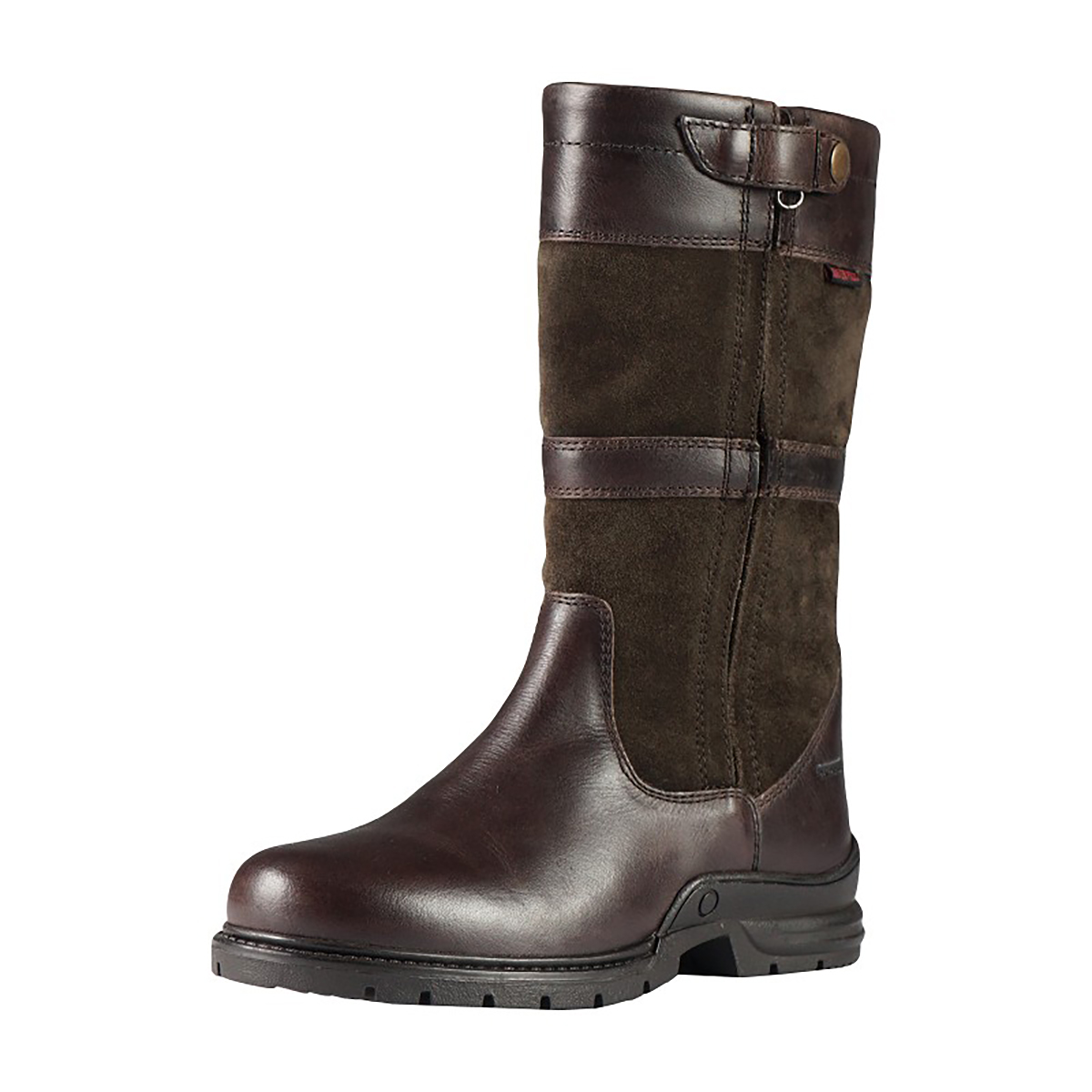 Horka Outdoorlaarzen York Halfhoog Leer/suède Bruin/groen Mt 41