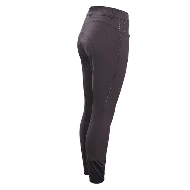 Paardrijbroek La Valencio LVVanity Full Grip Donkergrijs