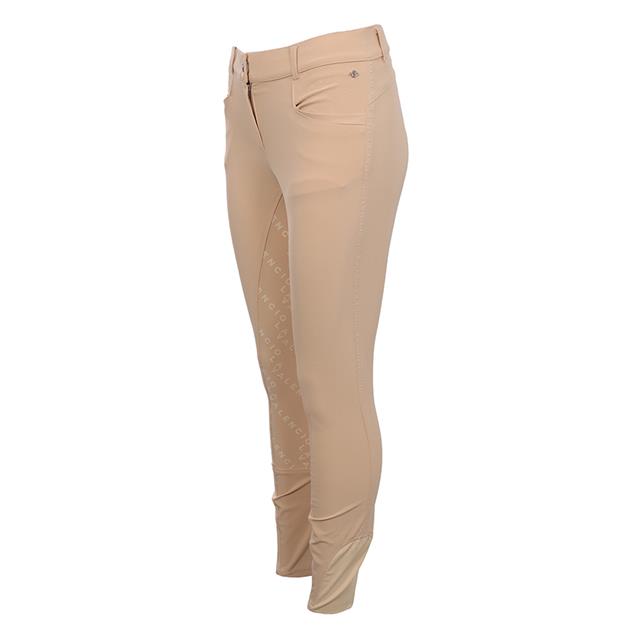 Paardrijbroek La Valencio LVVanity Full Grip Lichtgeel