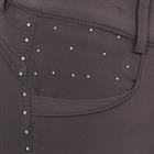 Paardrijbroek La Valencio LVVanity Kids Full Grip Donkergrijs