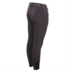 Paardrijbroek La Valencio LVVanity Kids Full Grip Donkergrijs