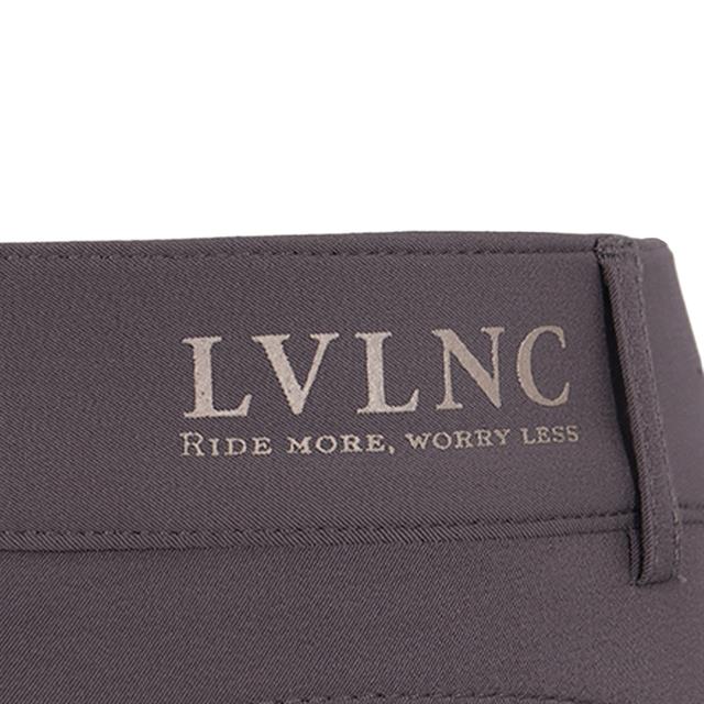 Paardrijbroek La Valencio LVVanity Kids Full Grip Donkergrijs
