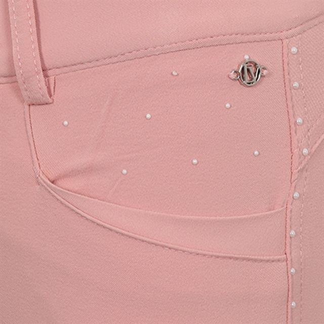 Paardrijbroek La Valencio LVVanity Kids Full Grip Lichtroze