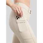 Paardrijbroek Montar MOMegan Yati Phone Pockets Full Grip Beige