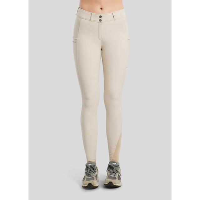Paardrijbroek Montar MOMegan Yati Phone Pockets Full Grip Beige